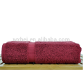 china wholesale 600 gram 100% Cotton 4 Piece Bath Towel, cranberry